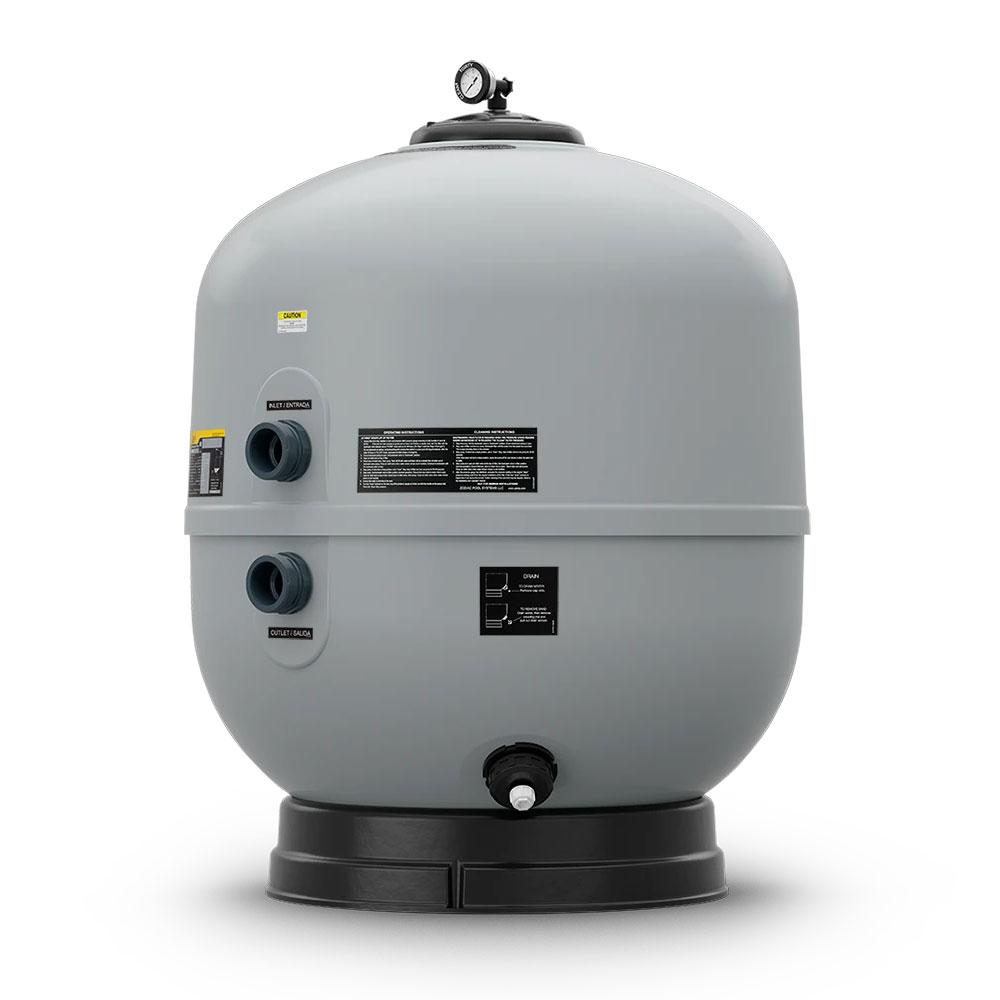 24" SFSM SERIES SIDE-MOUNT SAND FILTER  UNION CONNECTION