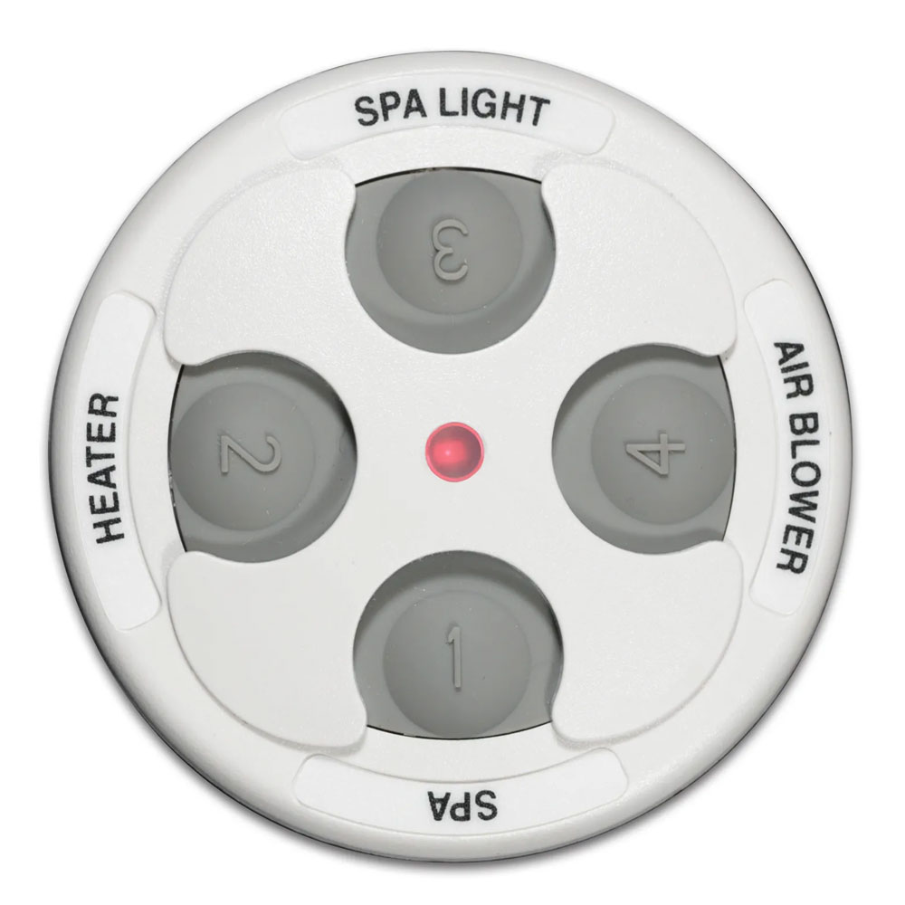 1"– 1 1/2" SPA SIDE REMOTE (4 FUNCTION) 100' WHITE