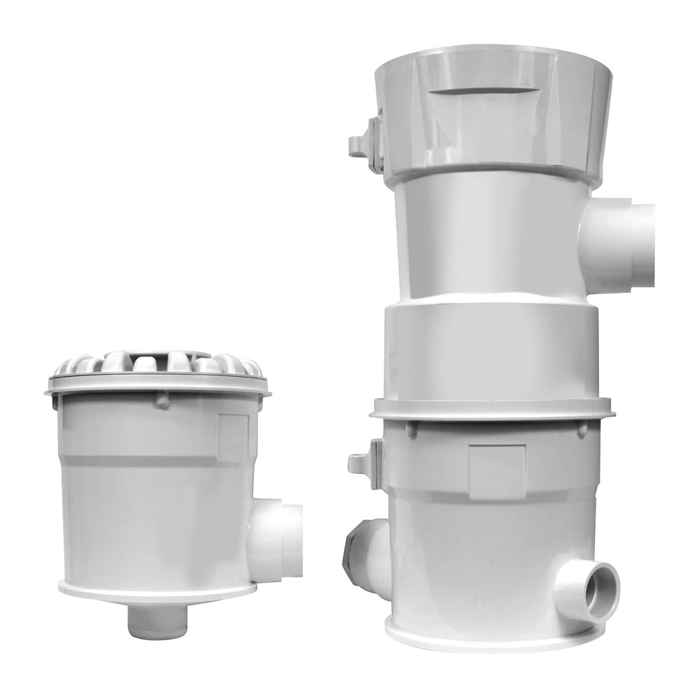 WHITE FLOOR CANISTER COVER, WHITE FLOOR, WITH SCREWS